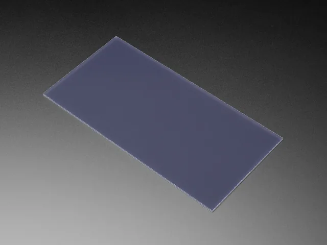 Panel acrílico negro difusor para matriz LED