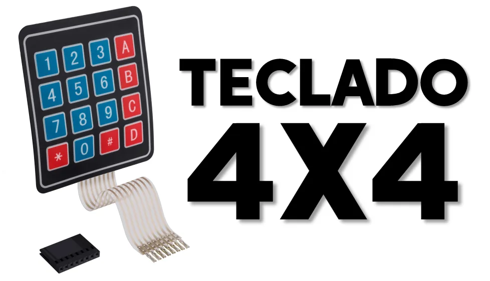 Teclado matricial 4x4 con Arduino: lee 16 teclas con solo 8 pines