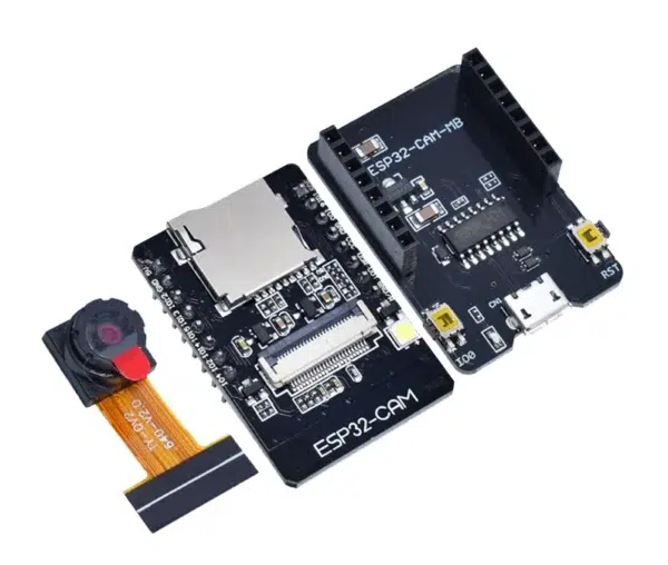 Kit ESP32 CAM con cámara OV2640 y placa programadora ESP32 CAM MB