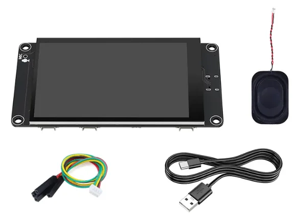 Placa Elecrow de 3,5 pulgadas con el parlante y los cables incluidos