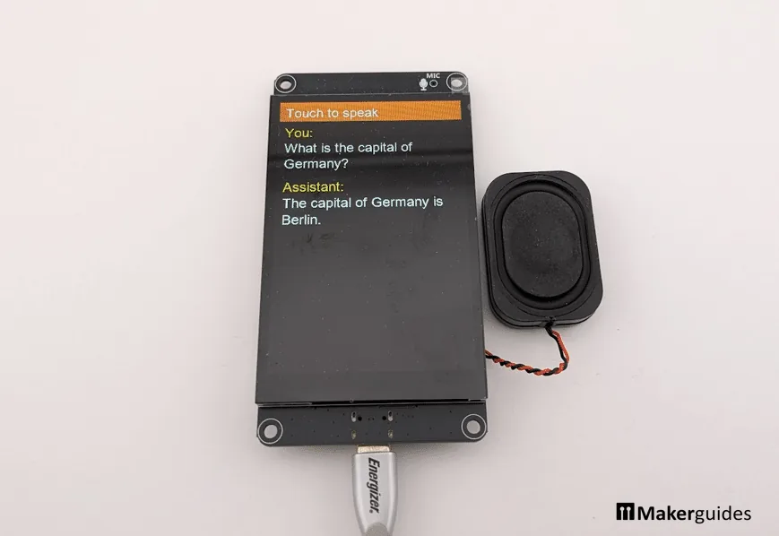 Asistente de voz con IA en un ESP32-S3: cómo funciona por dentro y cómo adaptarlo