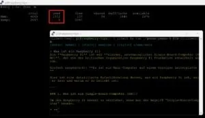 Uso de RAM del modelo Gemma durante la generación en la Raspberry Pi 5