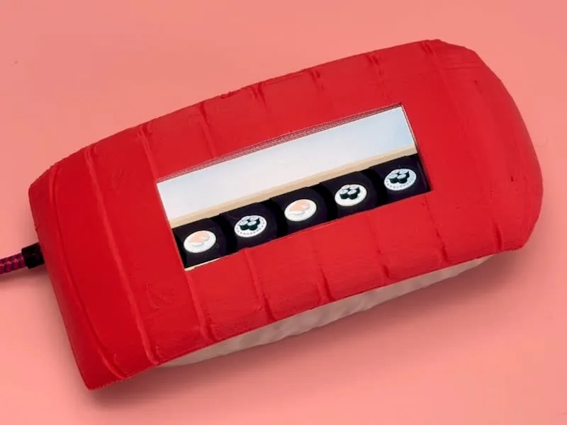 CircuitPython Turbo: animaciones rápidas en ESP32-S3 con Viper (cinta de sushi)