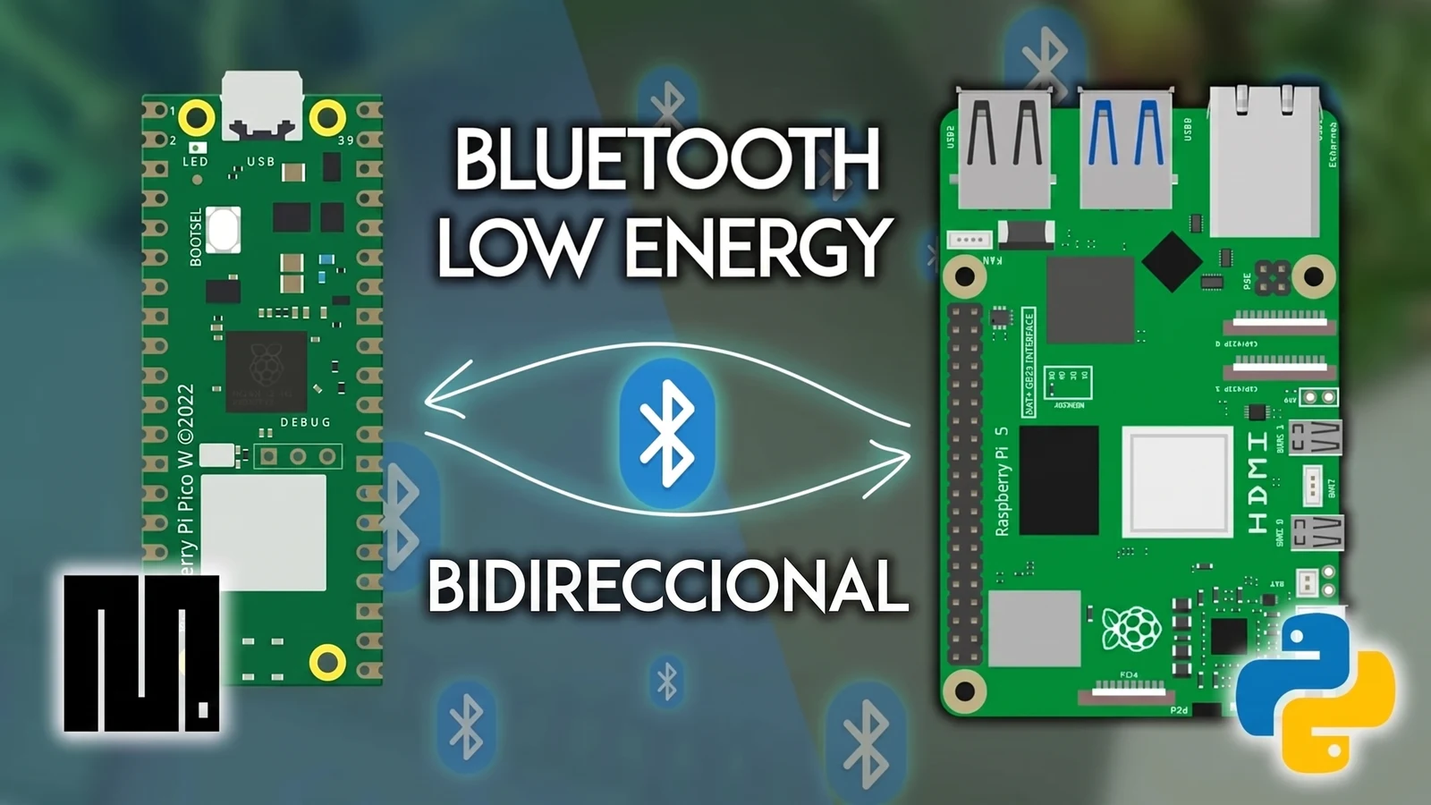 Comunicación BLE bidireccional entre Raspberry Pi y Pico W