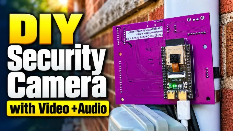 Cámara de seguridad con ESP32-S3: video y audio en el navegador