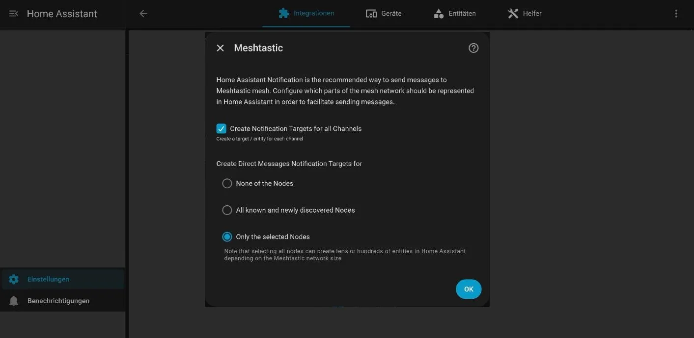 Paso 4: Camino 1: limitar los destinos de notificación