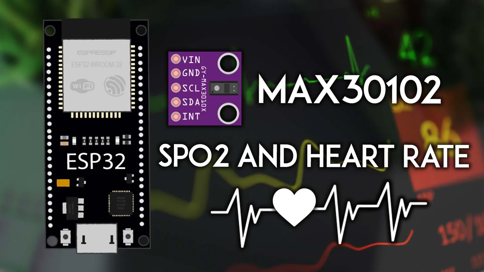 MAX30102 con ESP32: arma tu oxímetro de pulso y mide BPM, SpO2 y temperatura