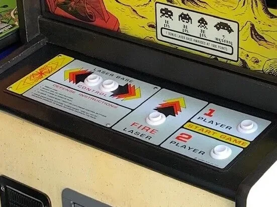 Overlay laminado de reproducción para panel de control de máquina arcade