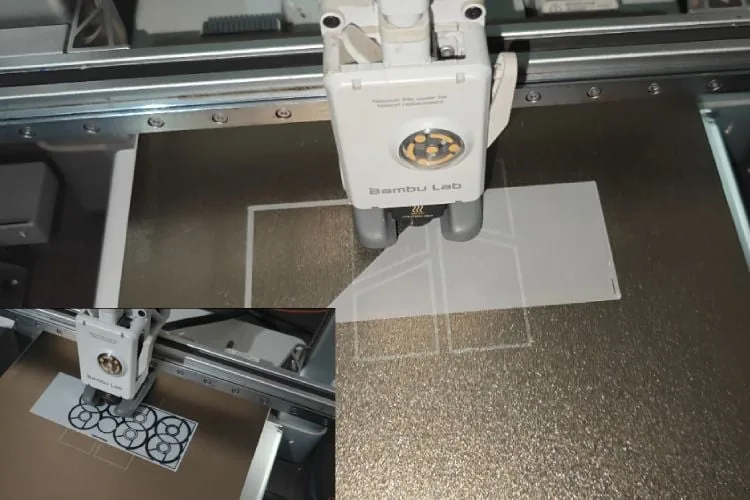 Impresión 3D de la carcasa con la técnica de dos colores para el difusor