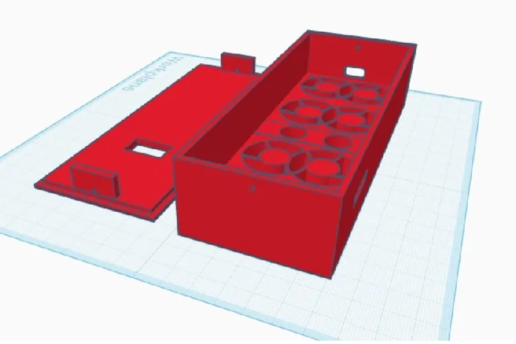Diseño 3D de la carcasa del reloj