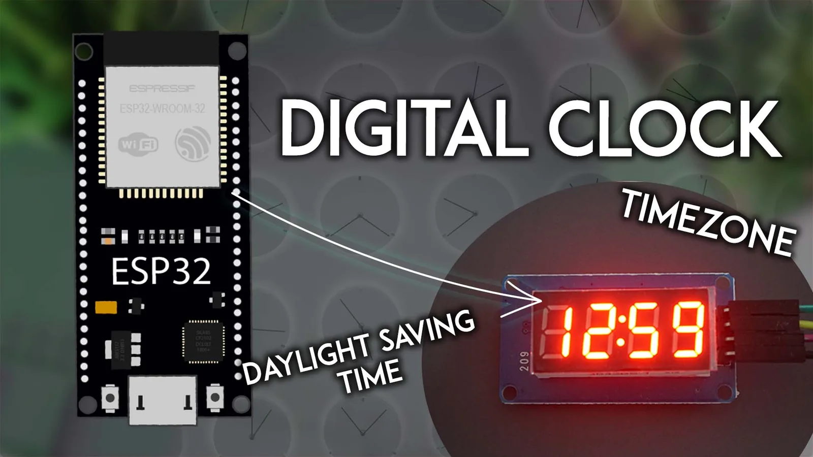 Reloj digital con ESP32 y TM1637: hora exacta desde internet con zona horaria de Chile