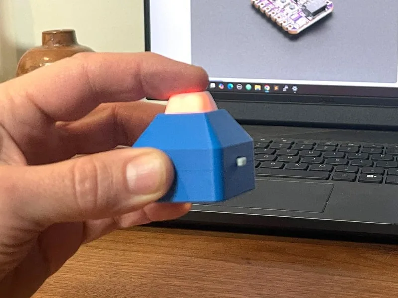 Teclado Bluetooth de una sola tecla mecánica con ESP32