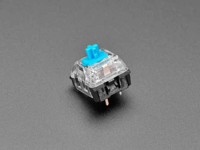 Switch mecánico Kailh Clicky Blue de perfil MX