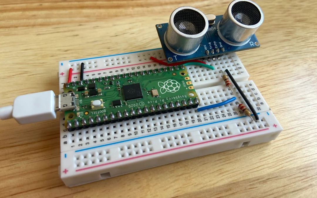 Mide distancia con HC SR04 y Raspberry Pi Pico en MicroPython