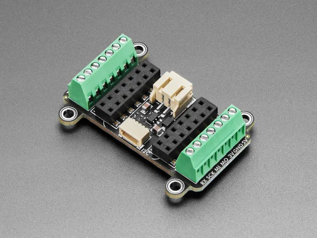 Placa de bornera atornillable para conectar componentes externos