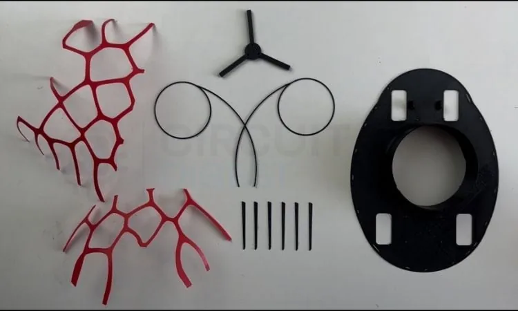 Piezas impresas en 3D del caparazón