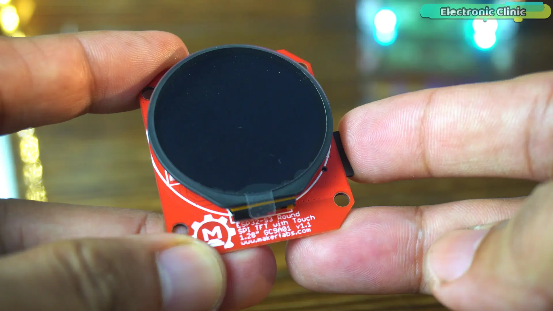 Pantalla redonda SPI TFT de 1,28 pulgadas con ESP32-S3 y panel táctil