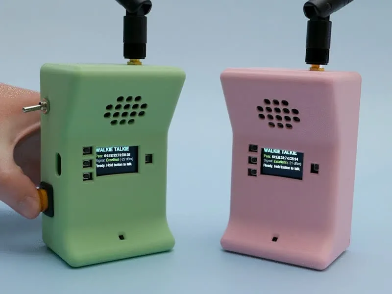 Walkie talkies con ESP-NOW: voz inalámbrica entre dos ESP32-S3