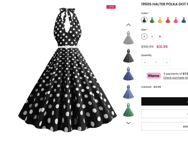 Vestido de lunares antes de instalarle los LEDs