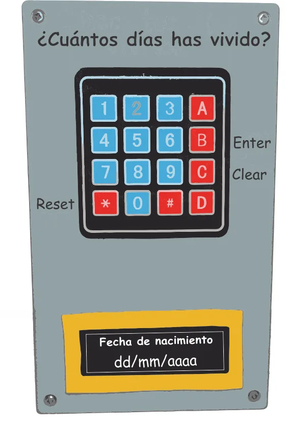 Calculadora de días vividos con Arduino, teclado matricial y pantalla LCD