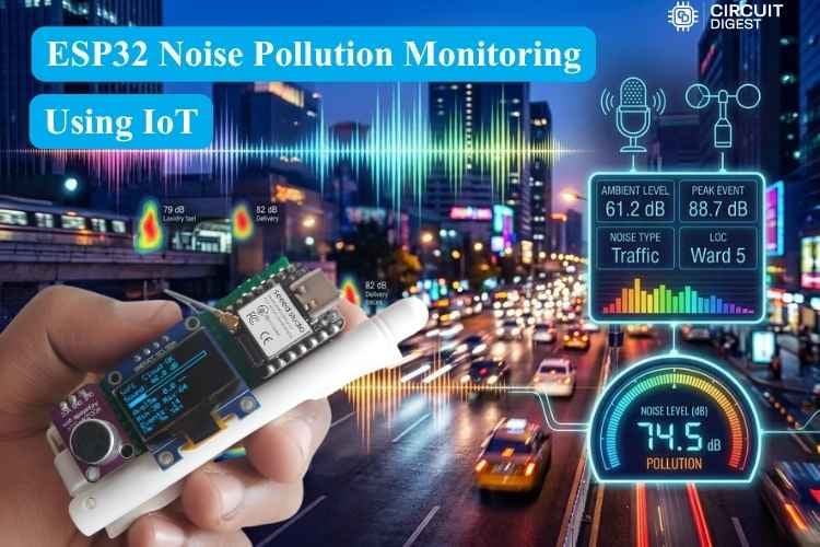 Medidor de ruido urbano con ESP32-S3: decibeles en vivo y alerta al celular