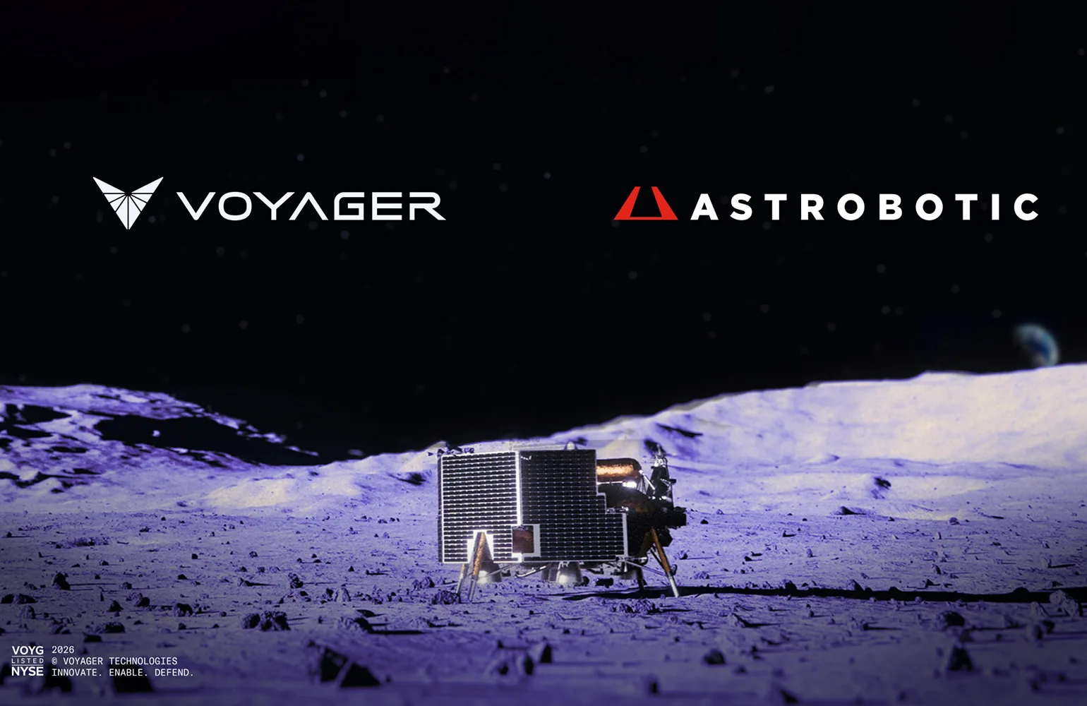 Voyager Technologies adquiere Astrobotic para misiones lunares