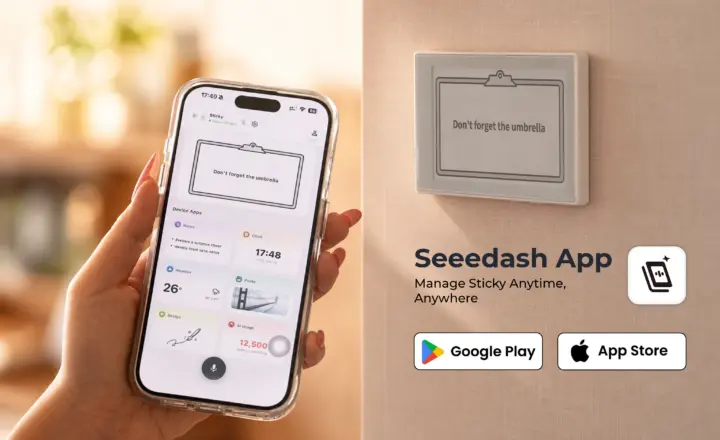 Aplicación Seeedash para Sticky