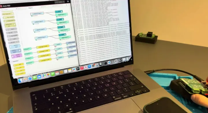 Flujo de trabajo IoTFlow con Node-RED