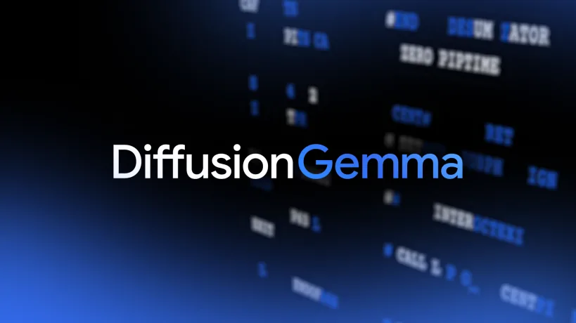 DiffusionGemma: generación de texto 4 veces más rápida