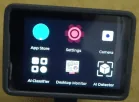 Fig. 6 Pantalla de inicio de la MaixCam tras un arranque exitoso, con acceso a los ajustes del sistema, las aplicaciones de IA y las utilidades integradas