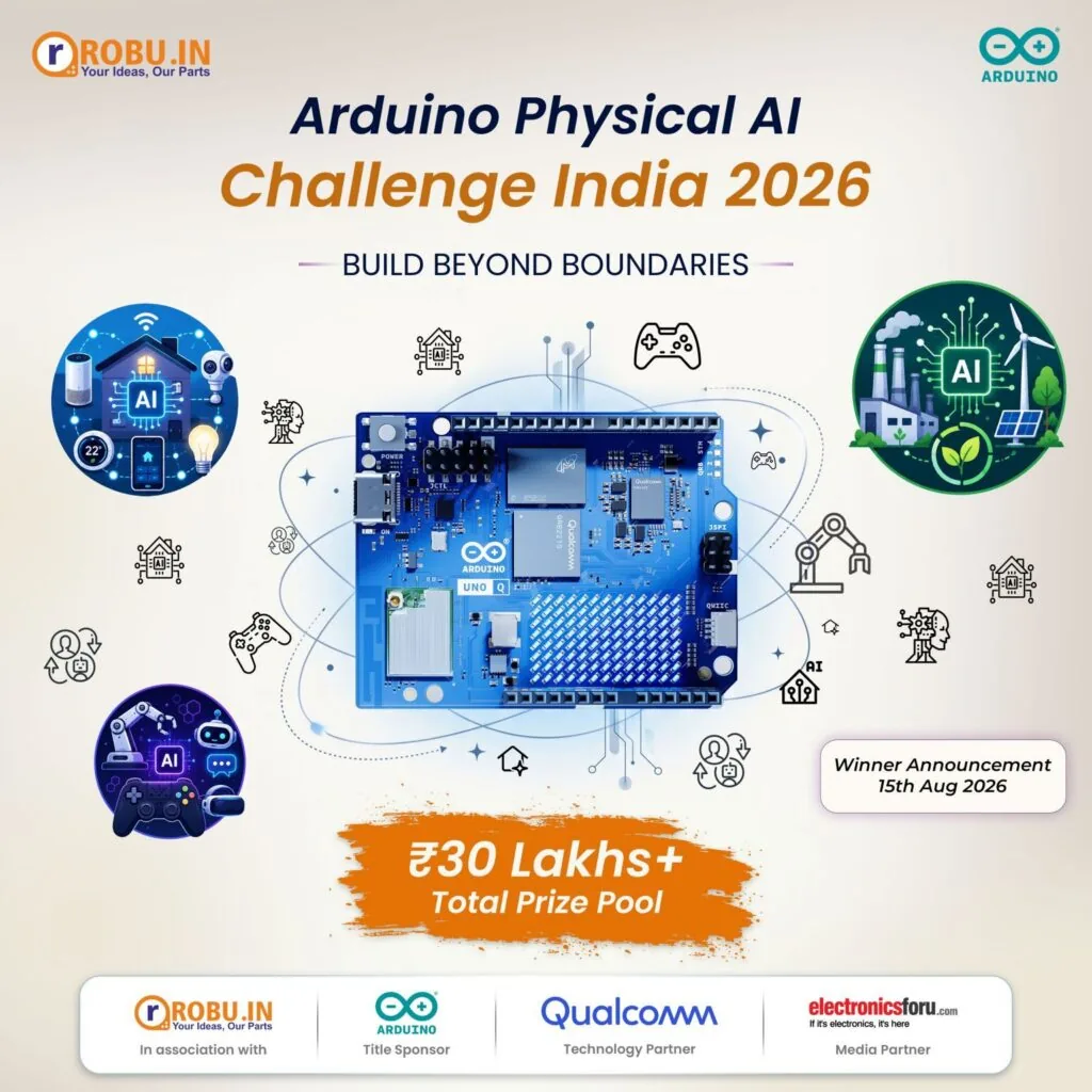 Arduino lanza el Physical AI Challenge India 2026