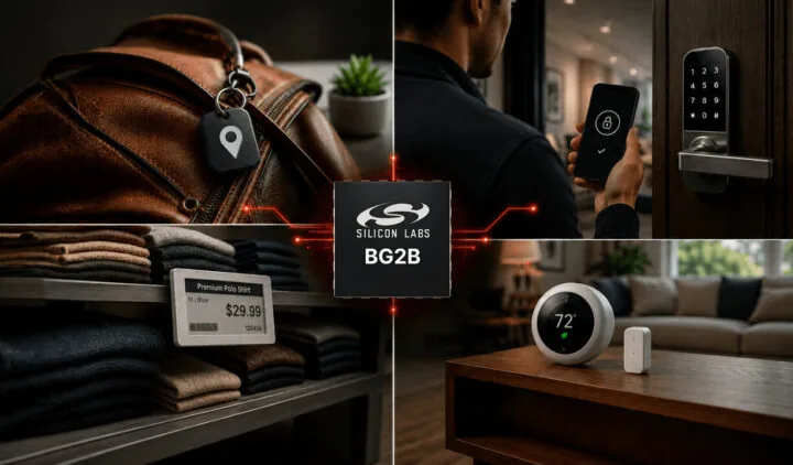 Silicon Labs BG2B: Bluetooth 6 con 1,1 µA en reposo
